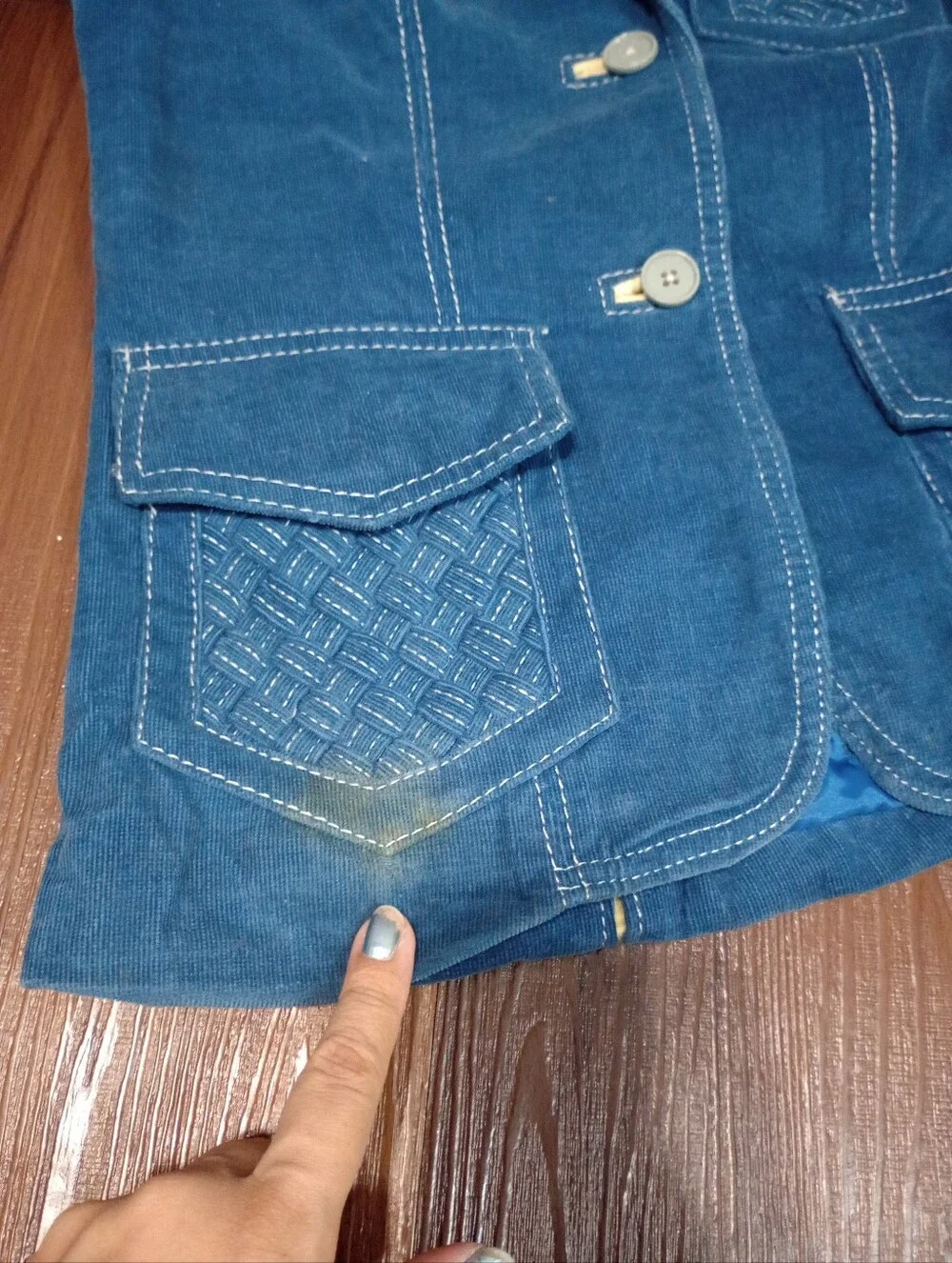 Vintage 70s MS. Pioneer Corduroy Western Jacket Retro